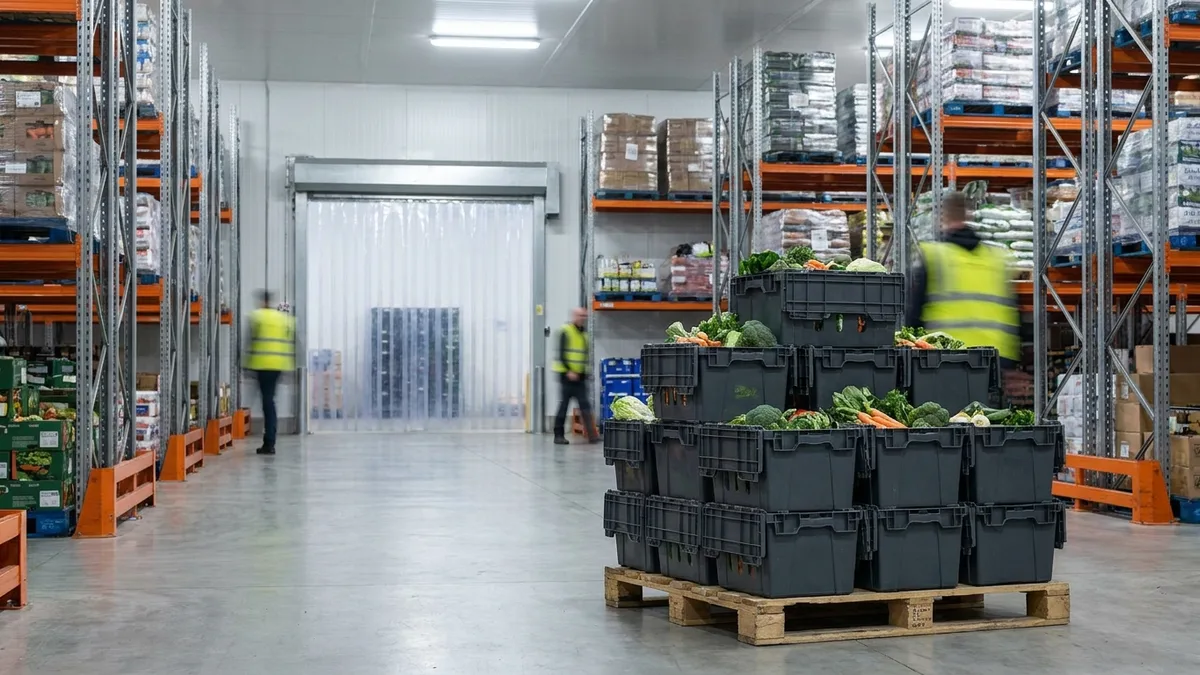 Solid Plastic Crate in use — A Mount Isa base-metals operation