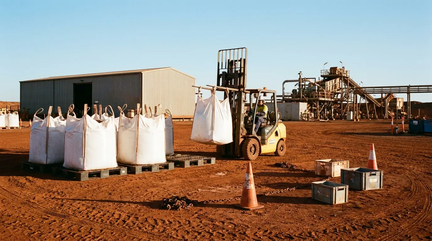 Bulk bag (FIBC) pallets for mine sites: does a 1300 × 1100 base beat a 1165?