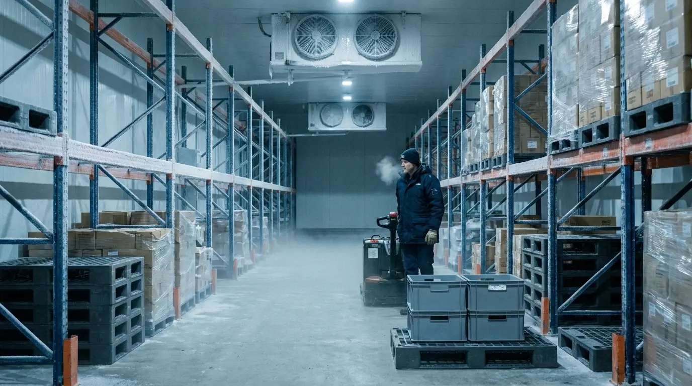 Plastic pallets in the freezer: what cold really does to a deck