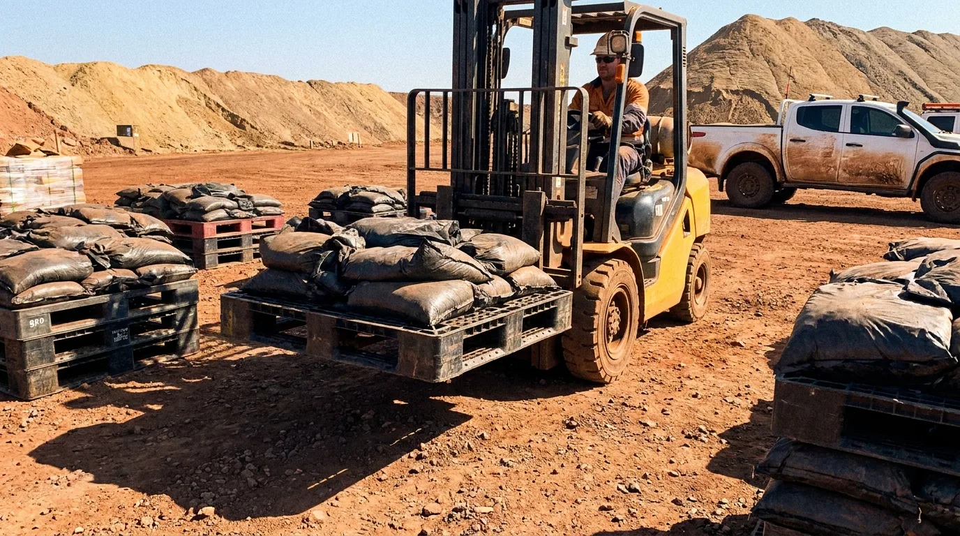 Forklift abuse: which pallets survive a mine site