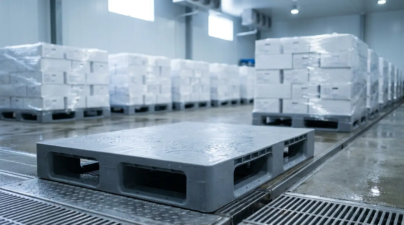 Hygienic plastic pallets for food and pharma: open deck, closed deck & washability