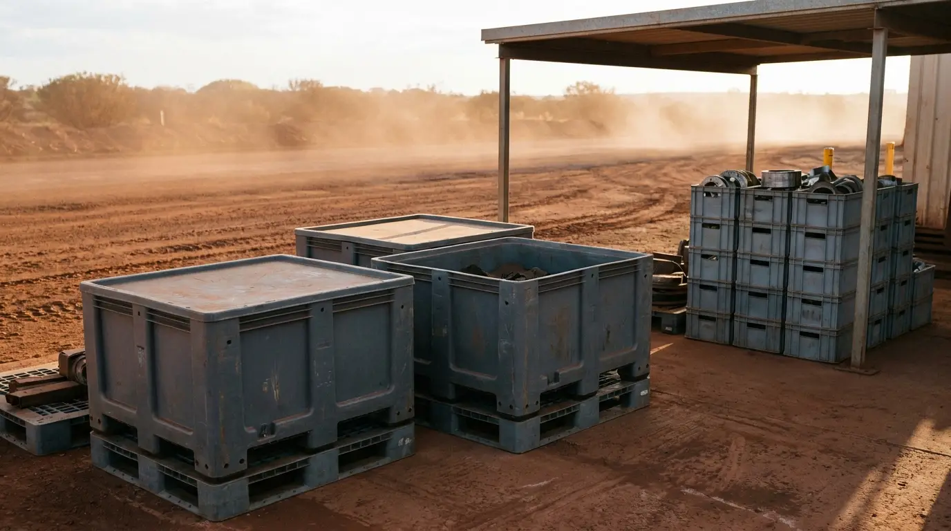 Dust ingress on a mine site: what a lid actually closes