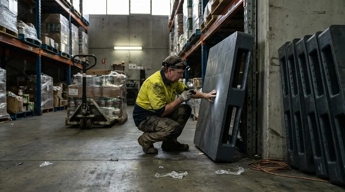Plastic pallet inspection & retirement: when to pull a deck out of the fleet