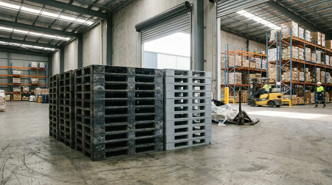 Recycled vs virgin HDPE pallets: strength, food contact & the honest trade-offs