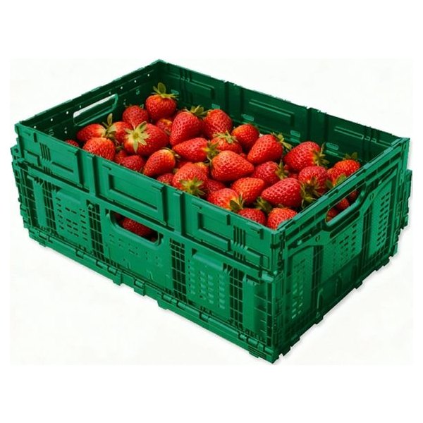 Folding Vented Plastic Crate BPB-K5724FV