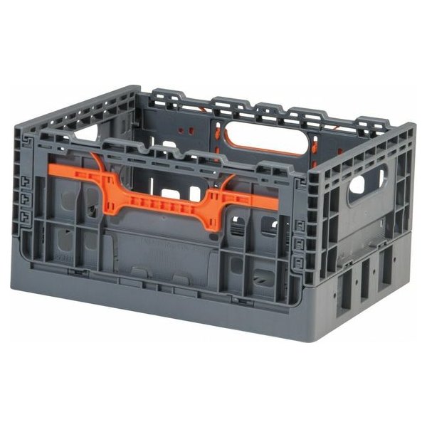 Folding Vented Plastic Half Crate BPB-P3719FV