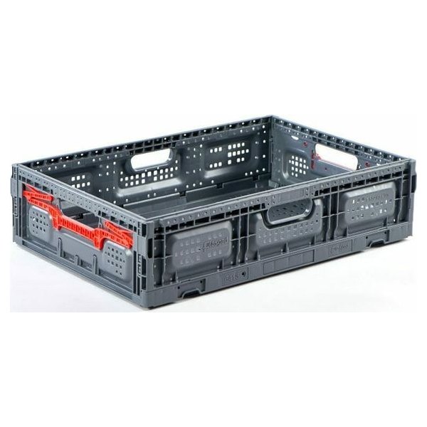 Folding Vented Plastic Crate BPB-P6415FV