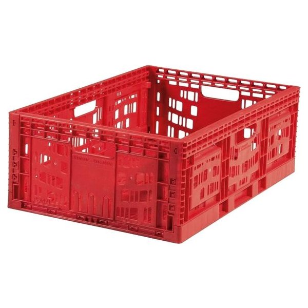 Folding Vented Plastic Crate BPB-P6421FV